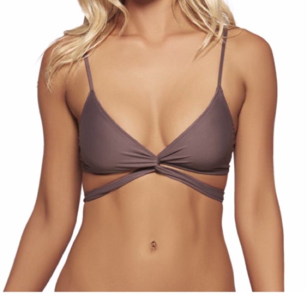 L*space Chloe wrap bikini top